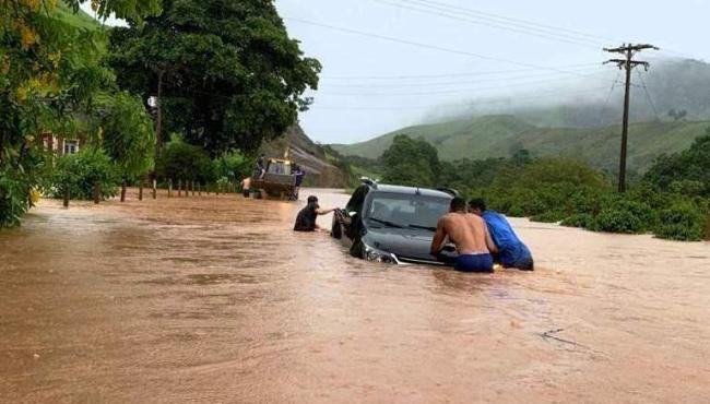 Chuva causa estragos e deixa 14 pessoas desalojadas no Espírito Santo