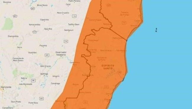 Chuvas: Inmet emite novo alerta de perigo para 74 cidades do ES