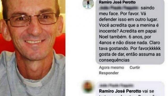 “Claro que tava gostando”, diz padre sobre menina de 10 anos estuprada pelo tio, no ES