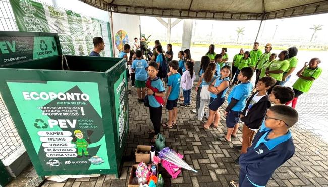 Com apoio da Suzano, Pedro Canário, no ES, amplia coleta seletiva e fortalece reciclagem com 13 pontos de entrega