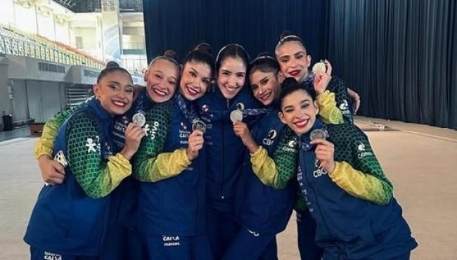 Com Sofia Madeira, Brasil conquista prata na Copa do Mundo de ginástica rítmica