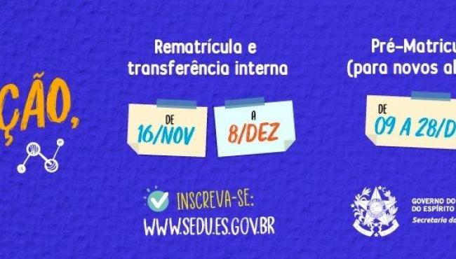Confira as mudanças no processo de Rematrícula e Transferência Interna da Rede Estadual para 2021