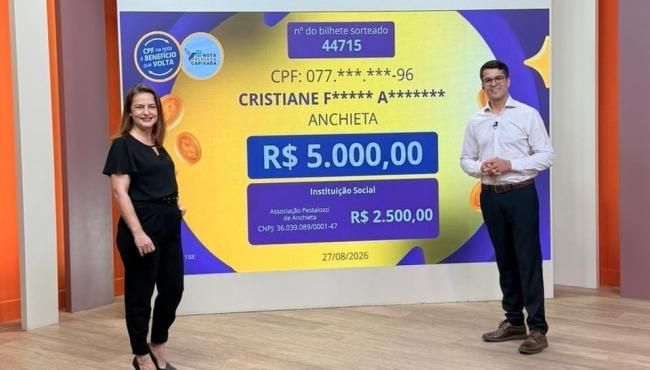 Confira os ganhadores do sorteio de agosto do Nota Premiada Capixaba