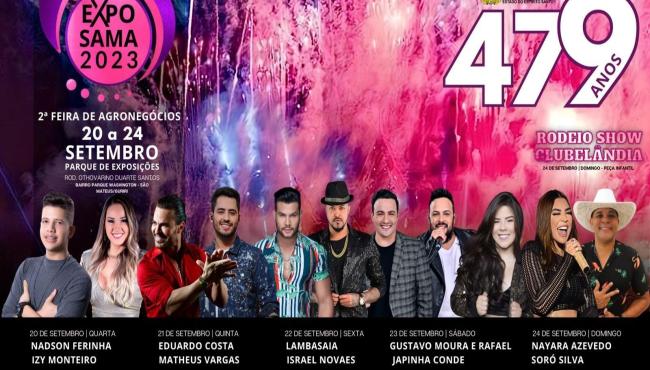 Contagem regressiva para a maior festa do norte capixaba a Exposama, em São Mateus, ES
