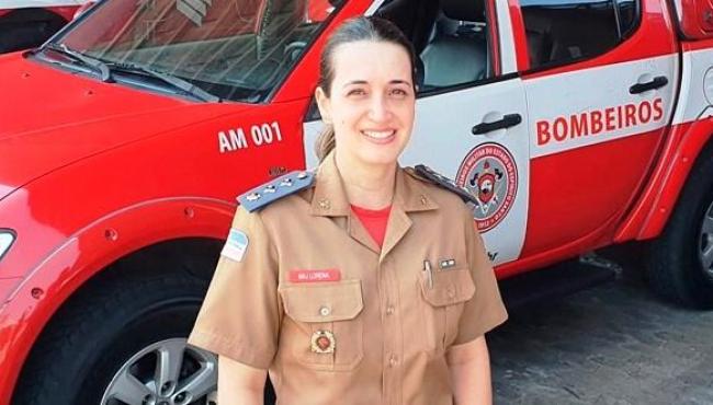 Corpo de Bombeiros tem a primeira major mulher após 110 anos de história