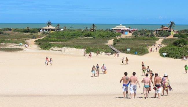 Corpo é encontrado a 10 km das dunas da Praia de Itaúnas, em Conceição da Barra, ES