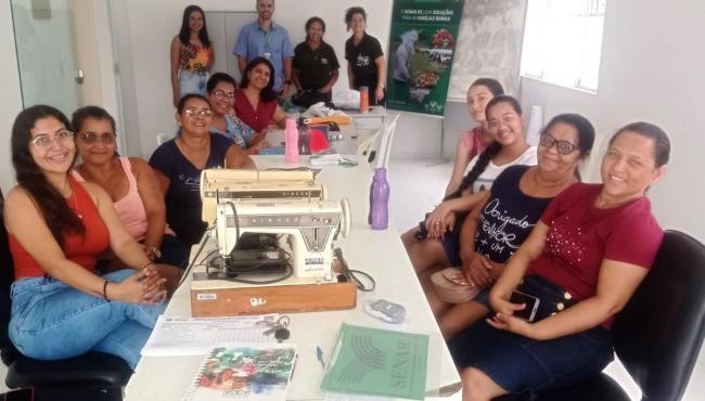 Curso de corte e costura já está acontecendo em Braço do Rio, em Conceição da Barra, ES