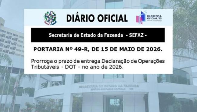 Declaração de Obrigações Tributárias pode ser entregue até o dia 31 de maio