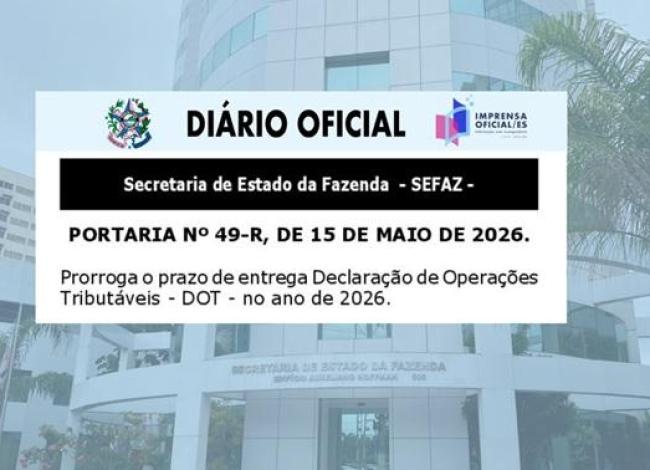 Declaração de Obrigações Tributárias pode ser entregue até o dia 31 de maio