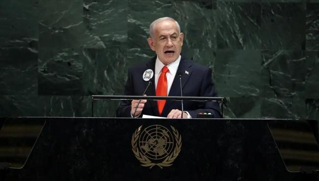Delegações deixam cadeiras vazias durante discurso de Netanyahu na ONU
