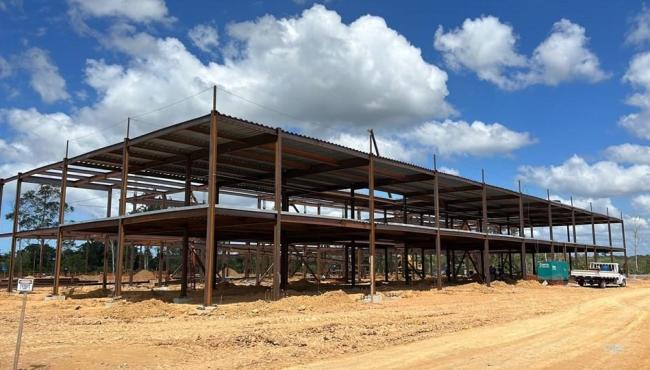 DER-ES avança nas obras do Complexo de Saúde do Norte, em São Mateus, ES