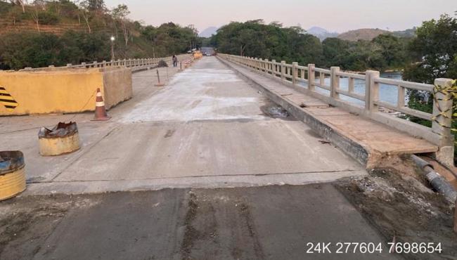 DER-ES libera tráfego de veículos na ponte sobre o Rio Itapemirim, no ES