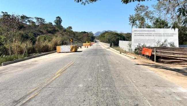 DER interdita Rodovia ES-488 para realização de obras na Ponte do Rio Itapemirim, no ES