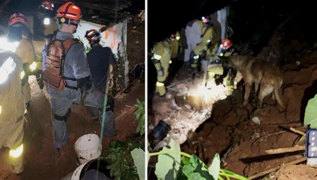 Deslizamento de terra deixa três mortos em Embu das Artes, na Grande SP