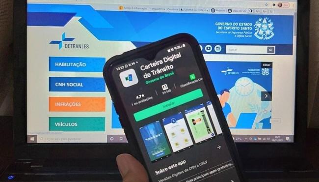 Detran/ES destaca facilidades disponíveis no App Carteira Digital de Trânsito (CDT)