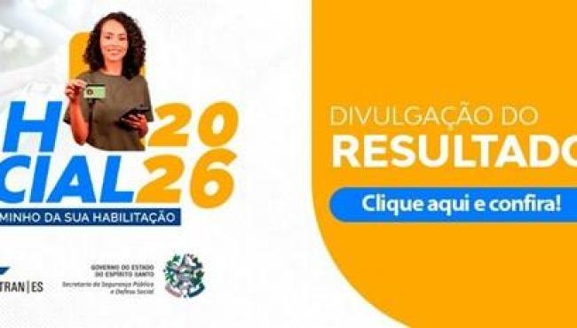 Detran/ES divulga a lista de 9 mil selecionados no CNH Social 2026
