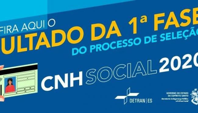 Detran/ES divulga lista de selecionados da 1ª fase do CNH Social 2020