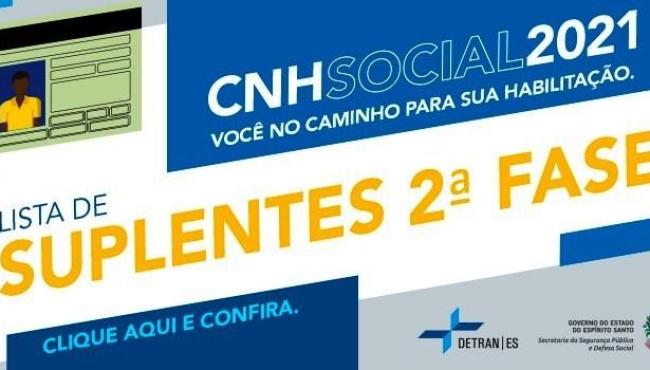 Detran/ES divulga lista de suplentes da CNH Social 2021 nesta quinta-feira (2)