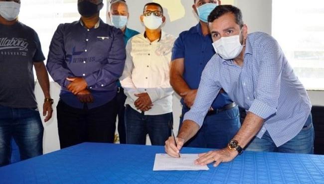 Detran/ES realiza serviços de sinalização no balneário de Conceição da Barra