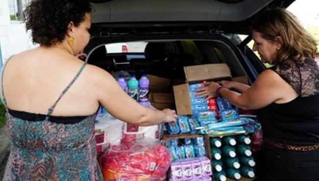 Doadores solidários fazem a roda da ajuda humanitária girar; antes, durante e depois da tempestade, em São Mateus, ES