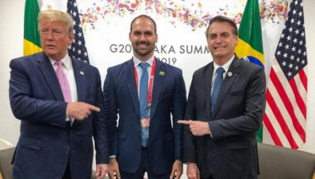 Eduardo Bolsonaro sugere intervenção militar dos EUA no Brasil