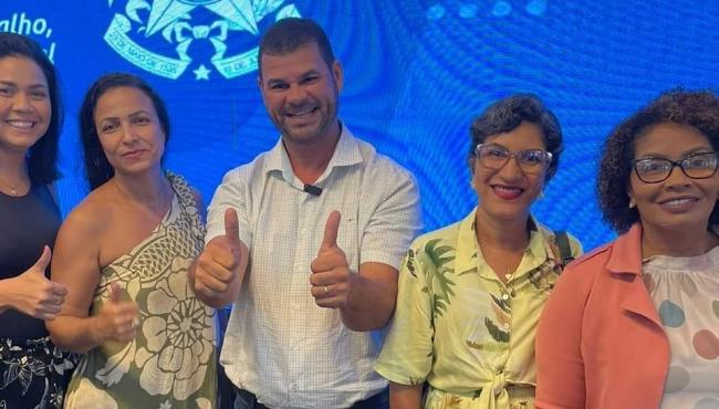 Equipe SEMAS, de Conceição da Barra, participa de evento no Palácio Anchieta, em Vitória, ES