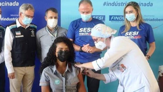 ES inicia vacinação contra a Covid-19 dos trabalhadores industriais