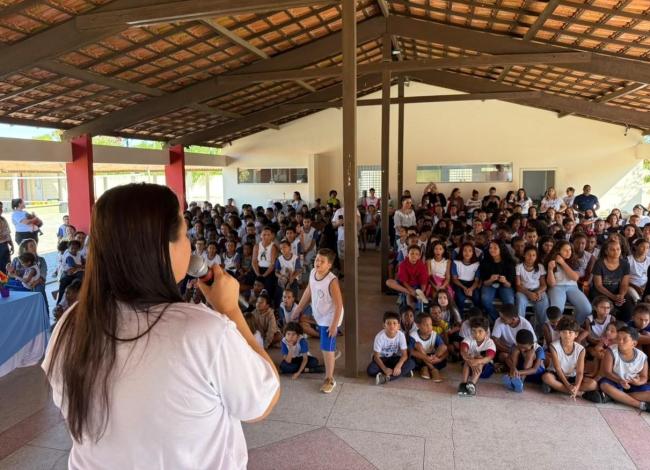 Escola de Conceição da Barra sedia encerramento de projeto contra o trabalho infantil