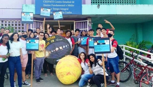 Escola de Pedro Canário (ES) realizou exposição sobre Sistema Solar