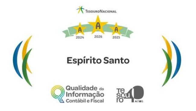 Espírito Santo conquista nota A em ranking nacional de qualidade da informação contábil e fiscal pelo 4º ano consecutivo