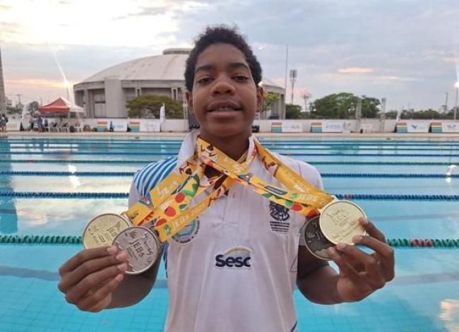 Espírito Santo encerra primeiro bloco de disputa dos Jogos Escolares Brasileiros com nove medalhas