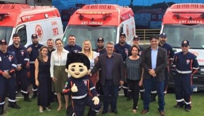 Espírito Santo recebe 11 novas ambulâncias para o SAMU 192