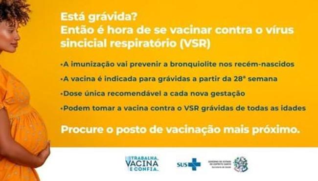 Espírito Santo recebe o primeiro lote da vacina contra o vírus sincicial respiratório para proteger recém-nascidos