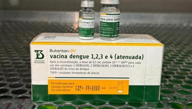 Espírito Santo recebe primeira remessa da vacina contra dengue do Butantan