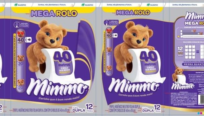 Fábrica de papéis higiênicos da Suzano desenvolve em Aracruz embalagem do Mimmo exclusiva para atacarejo