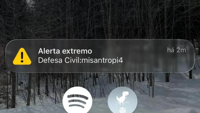 Falso alerta da Defesa Civil atingiu cerca de 30 milhões em 8 estados