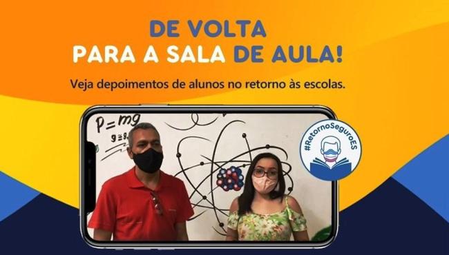 Famílias apoiam retorno dos filhos às aulas presenciais no Espírito Santo