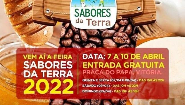 Feira Sabores da Terra começa nesta quinta-feira (7) em Vitória, ES