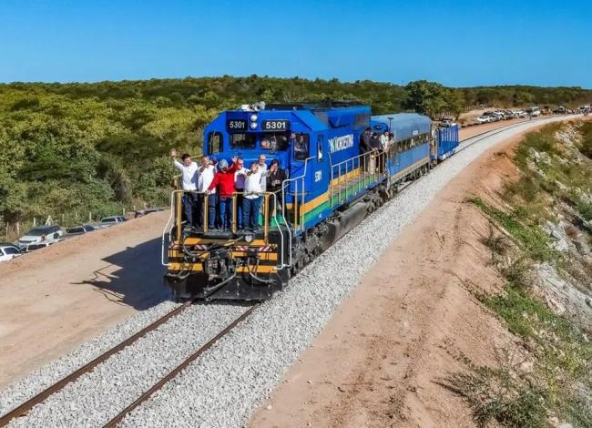 Ferrovia Transnordestina, entre CE e PI, atinge 82% de obra concluída