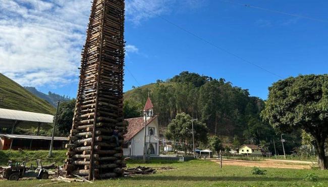 Festa de São João no Sul do ES terá fogueira de 26 metros de altura