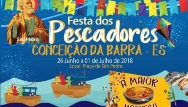 Festa de São Pedro começa nesta quinta-feira (28) e vai até sábado (1º), em Conceião da Barra, ES