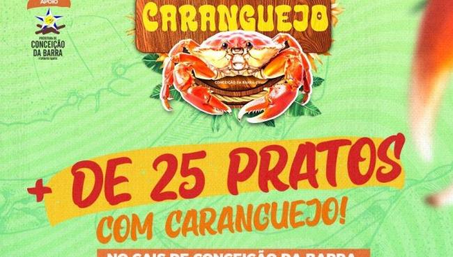 “1º Festival do Caranguejo” vai agitar Conceição da Barra no ES, entre os dias 7 e 10