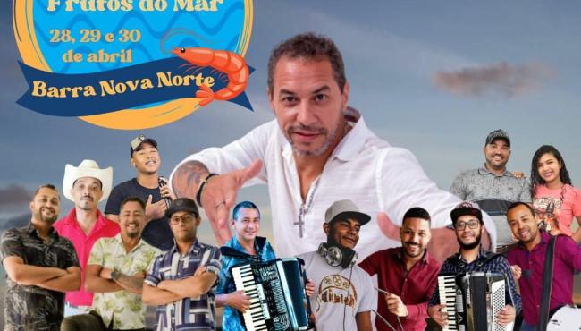 Festival do Pescado e Frutos do Mar: Barra Nova, em São Mateus, vem na casaca, no tambor, na guitarra e no arrasta-pé