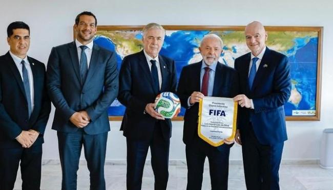 FIFA e CBF exaltam a Copa do Mundo de Futebol Feminino 2027, após encontro com presidente Lula