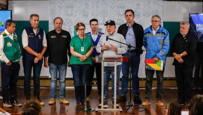 Financiamentos a desabrigados em Minas seguirão modelo do RS, diz Lula