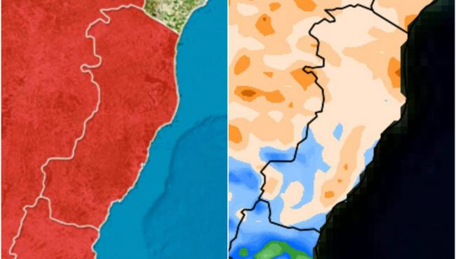 Frente fria deixa ES em alerta para temporais no fim de semana; veja previsão