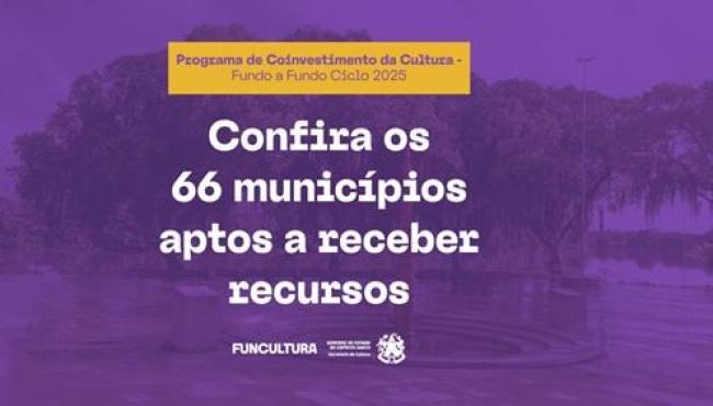 Fundo a Fundo Editais Municipais Ciclo 2025: conheça os municípios do Espírito Santo aptos a receber os recursos