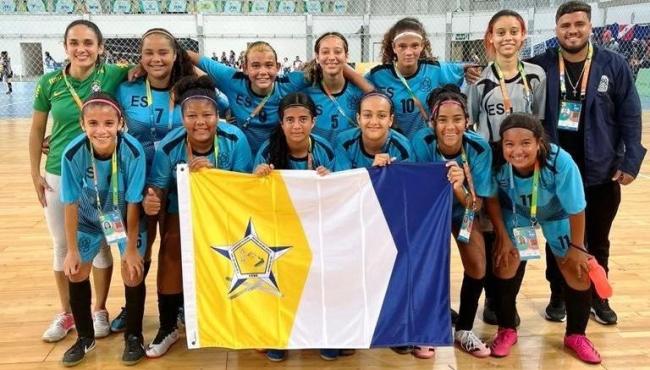 Futsal feminino de Conceição da Barra vence o Tocantins e disputa quarta de final do JEB’s neste sábado (5), no Rio