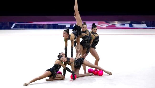 Ginástica rítmica: Brasil é bronze e garante vaga em Los Angeles 2028