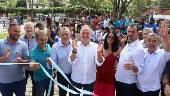 Governador do ES entrega obras e anuncia novos investimentos em Atílio Vivácqua